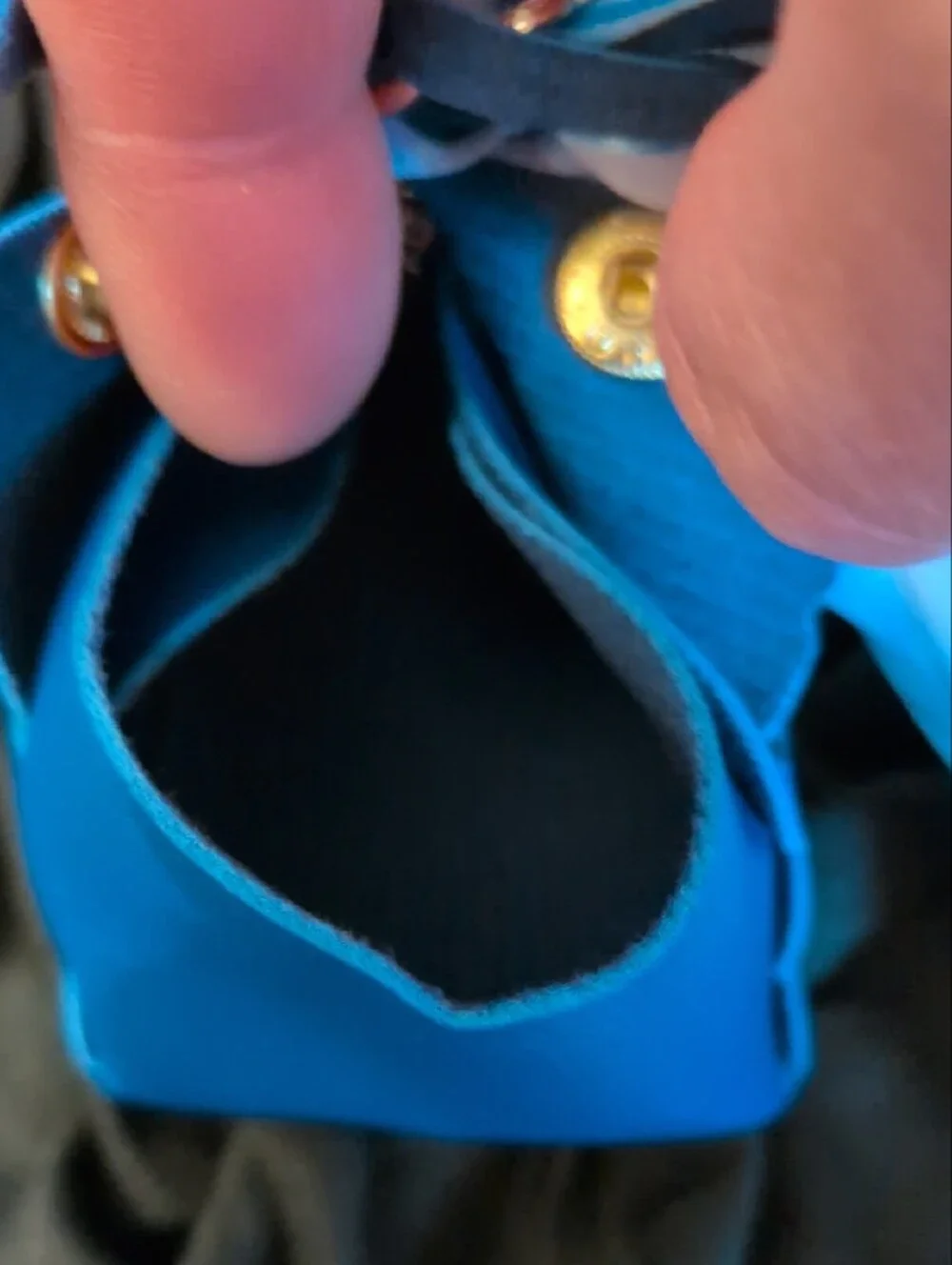 Adorable, Blue Bag Charm/Keychain/ Mini Purse